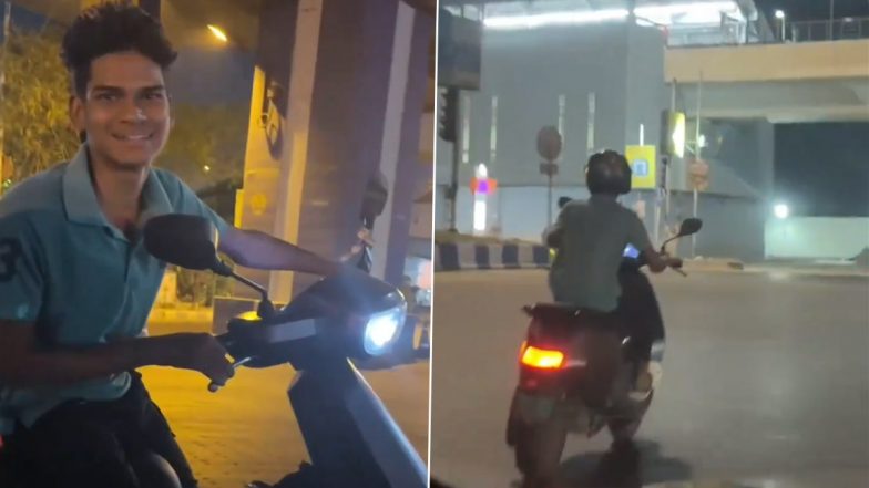 IPL 2024: Rahmanullah Gurbaz Urges Fan on a Two-Wheeler To Wear Helmet During Their Interaction (Watch Video)