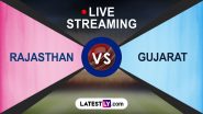 IPL 2024 Rajasthan Royals vs Gujarat Titans Free Live Streaming Online on JioCinema: Get TV Channel Telecast Details of RR vs GT T20 Cricket Match on Star Sports