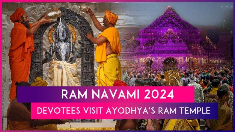 Ram Navami 2024: Ram Mandir Decorated Beautifully, Devotees Flock To ...