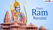 Happy Ram Navami 2024 Greetings & 'Jai Shree Ram' Photos for Free Download Online: WhatsApp Status Messages, Images, HD Wallpapers and SMS To Celebrate the Birth of Lord Rama