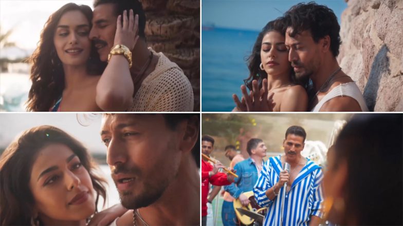 Bade Miyan Chote Miyan Song 'Rang Ishq Ka': Akshay Kumar-Manushi Chhillar and Tiger Shroff-Alaya F Serve Hot Chemistry in This Love Track (Watch Video)