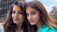 Raveena Tandon and Rasha Thadani Offer Prayers at Trimbakeshwar Shiva Temple; See Mother&ndash;Daughter Duo&rsquo;s Pics From Their Spiritual Trip