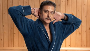 Ravi Shastri Turns Heads With Bathrobe Look Says, ‘I Am Hottie, I Am Naughty’ (View Post)