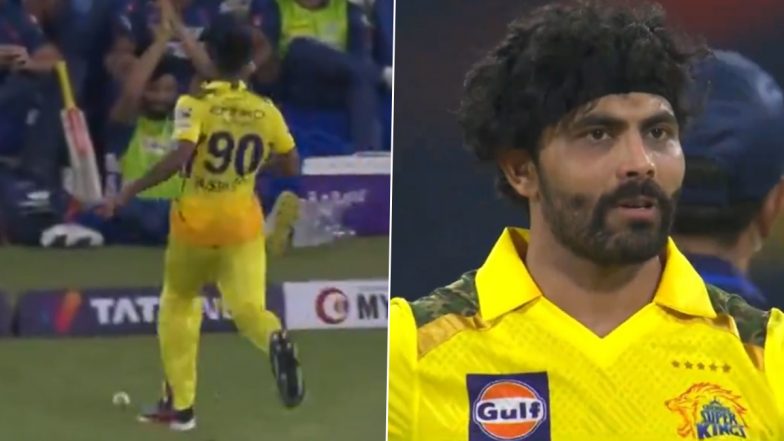 Ravindra Jadeja Left Unhappy With Mustafizur Rahman's Fielding Effort During LSG vs CSK IPL 2024 Match (Watch Video)