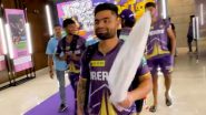 Rinku Singh Receives New Bat From Virat Kohli, Flaunts it Ahead of KKR vs PBKS IPL 2024 Match (Watch Video)