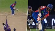 Rishabh Pant Hits Stunning No-Look Six off Venkatesh Iyer&rsquo;s Bowling During DC vs KKR IPL 2024 Match (Watch Video)