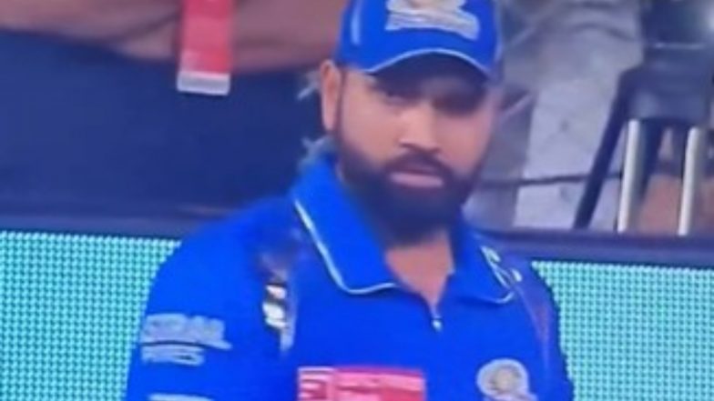 Rohit Sharma Asks Fans to Stop As They Booed Hardik Pandya During MI vs RR IPL 2024, Video Goes Viral