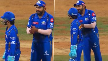 Rohit Sharma Takes Funny Jibe At Dinesh Karthik During MI vs RCB IPL 2024, Says 'Saabash DK, World Cup Khelna Hai' (Watch Video)