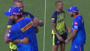 Rohit Sharma and Shikhar Dhawan Hug Each Other, Engage in Playful Moment Ahead of PBKS vs MI IPL 2024 Match; Video Goes Viral