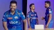 Rohit Sharma Recalls His Viral &lsquo;Garden Mein Ghumo Mat&hellip;&rsquo; Line As He and Other Mumbai Indians Stars Play Hilarious Letter Game on Sidelines of IPL 2024 (Watch Video)