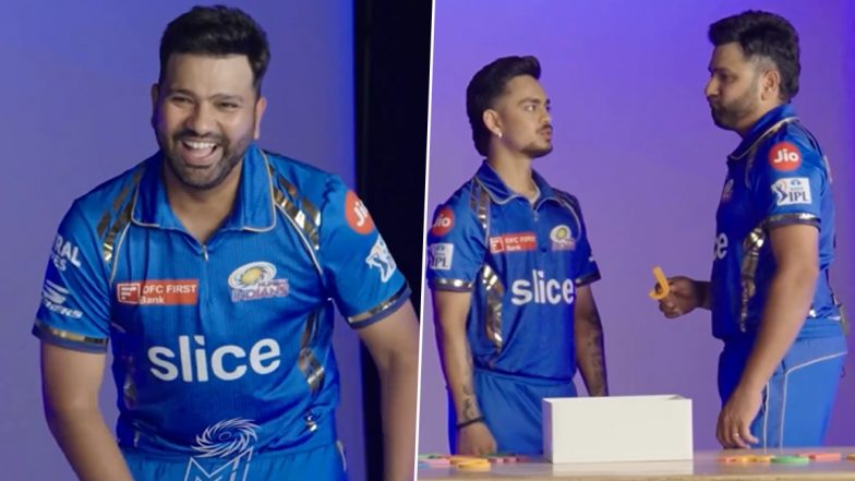 Rohit Sharma Recalls His Viral ‘Garden Mein Ghumo Mat…’ Line As He and Other Mumbai Indians Stars Play Hilarious Letter Game on Sidelines of IPL 2024 (Watch Video)