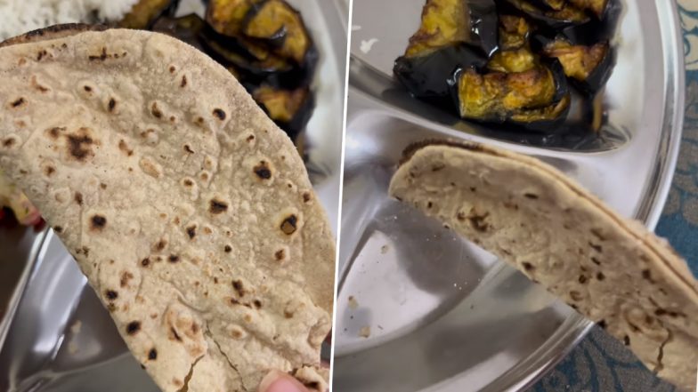 Roti or Taco? Watch Viral Video of Woman Hilariously Mock the Food Served at Her PG Accommodation As She Compares the Indian Roti to a Mexican Taco