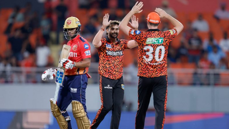 Sunrisers Hyderabad Defeat Punjab Kings By 2 Runs in IPL 2024; Nitish Kumar Reddy's All-Round Performance Powers SRH to Narrow Win Over PBKS