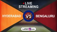 IPL 2024 Sunrisers Hyderabad vs Royal Challengers Bengaluru Free Live Streaming Online on JioCinema: Get TV Channel Telecast Details of SRH vs RCB T20 Cricket Match on Star Sports
