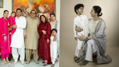 Sania Mirza Celebrates Eid-ul-Fitr 2024 With Family, Former Indian Tennis Star Shares Post on Social Media (See Pics)