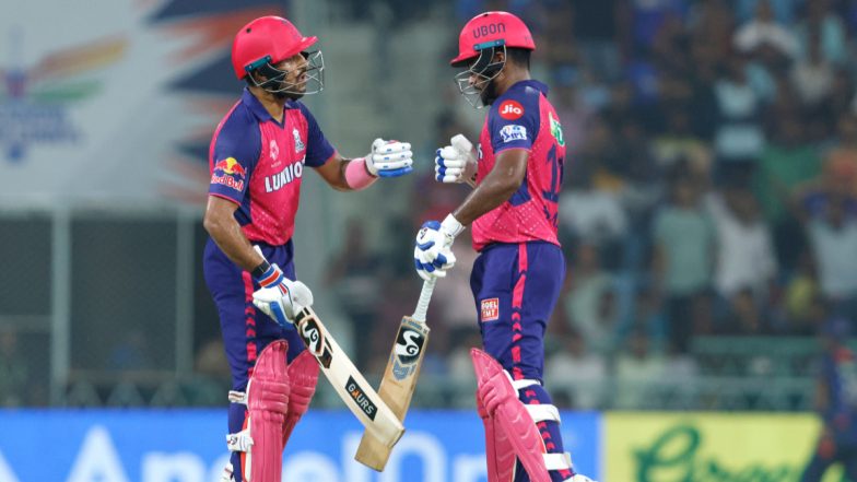 LSG vs RR Stat Highlights, IPL 2024: Sanju Samson, Dhruv Jurel Take Rajasthan Royals Close to Playoffs Qualification With Victory Over Lucknow Super Giants