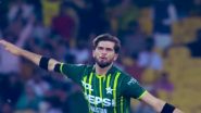 Shaheen Afridi Pays Tribute to Shoaib Akhtar With His Trademark Celebration After Dismissing Tom Blundell During PAK vs NZ 5th T20I 2024 (Watch Video)
