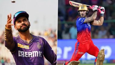 KKR Win By 1 Run | Kolkata Knight Riders vs Royal Challengers Bengaluru Highlights of IPL 2024: Andre Russell, Shreyas Iyer Star in Knight Riders' Thrilling Win