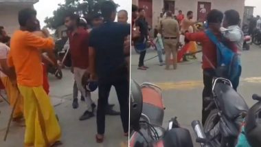 Uttarakhand: Priests and Staff of Haridwar's Siddhpeeth Shri Dakshin Kali Mandir Allegedly Assault Devotees With Sticks Over Parking Receipt; Viral Video Surfaces