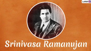 Srinivasa Ramanujan Death Anniversary Date: Know All About the Great Indian Mathematician Who Tragically Passed Away at the Age of 32