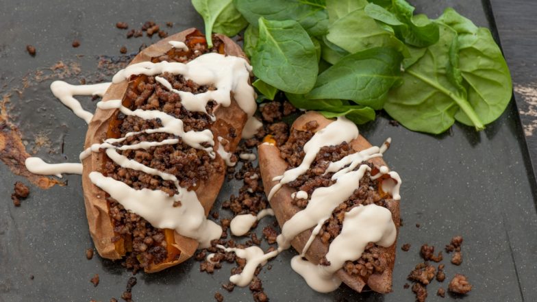 How To Make Stuffed Sweet Potato Recipe at Home? Check Ingredients and ...