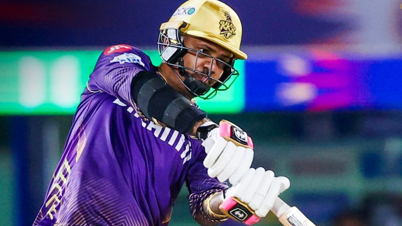 ‘Biggest Legend in KKR’ Fans Praise Sunil Narine for His Maiden T20 Century During KKR vs RR IPL 2024 Match