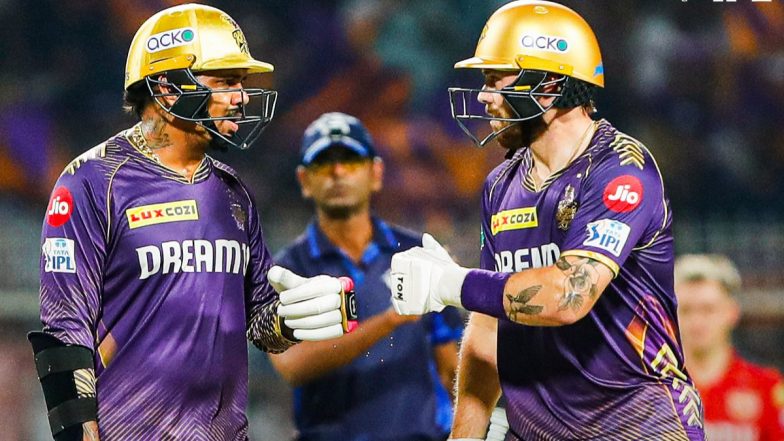 Kolkata Knight Riders Post Highest IPL Total at Eden Gardens, Achieve Feat With 261/6 During KKR vs PBKS IPL 2024 Match