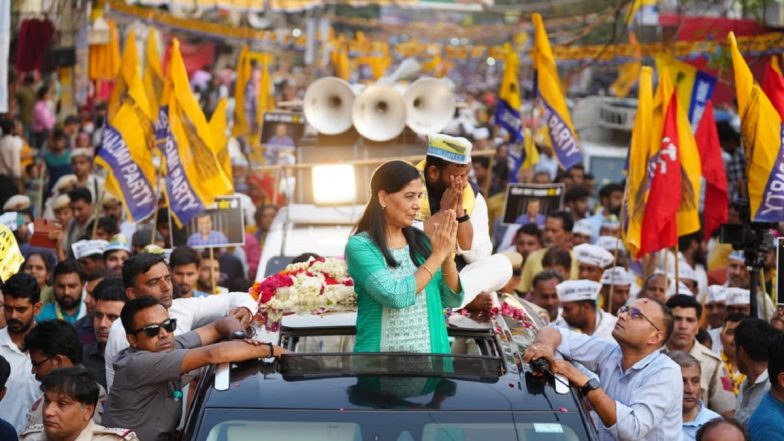 Lok Sabha Elections 2024: Arvind Kejriwal, Sunita Kejriwal and Bhagwant Mann Among AAP's List of 40 Star Campaigners for General Polls in Delhi