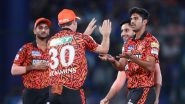 Sunrisers Hyderabad Beat Delhi Capitals by 67 Runs in IPL 2024; Travis Head, T Natarajan Star As SRH Register Commanding Victory