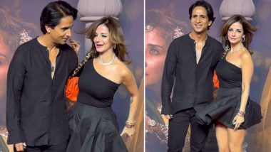 Oops! Sussanne Khan Struggles To Pose In Mini Skirt At Heeramandi’s Screening; Video Goes Viral - WATCH