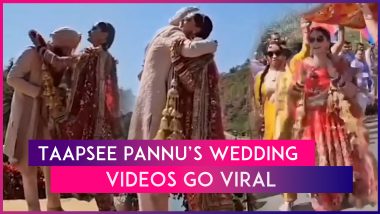 Taapsee Pannu And Mathias Boe's Wedding Video Goes Viral; Actress Dances Her Way To The Mandap