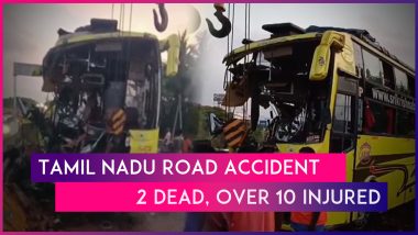 Tamil Nadu: Two Dead, More Than 10 People Injured After Bus Collides With Lorry On Trichy-Chennai National Highway
