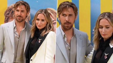 The Fall Guy London Premiere: Ryan Gosling and Emily Blunt Arrive in Style for the Special Screening of Their Upcoming Action Comedy (Watch Video)