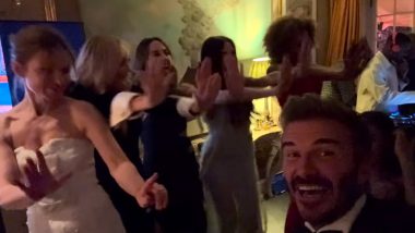 Spice Girls Reunite! Victoria Beckham Dances With Mel B, Melanie C, Emma Bunton and Geri Halliwell at Her 50th Birthday Bash (Watch Video)