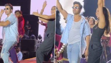 Varun Dhawan and Prajakta Koli Fans Cheer Loudly As the Duo Dance to ‘The Punjaabban Song’ at an Event (Watch Video)