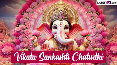 Vikata Sankashti Chaturthi 2024 Wishes: Share These WhatsApp Messages, Greetings, Images, HD Wallpapers and SMS With Your Loved Ones