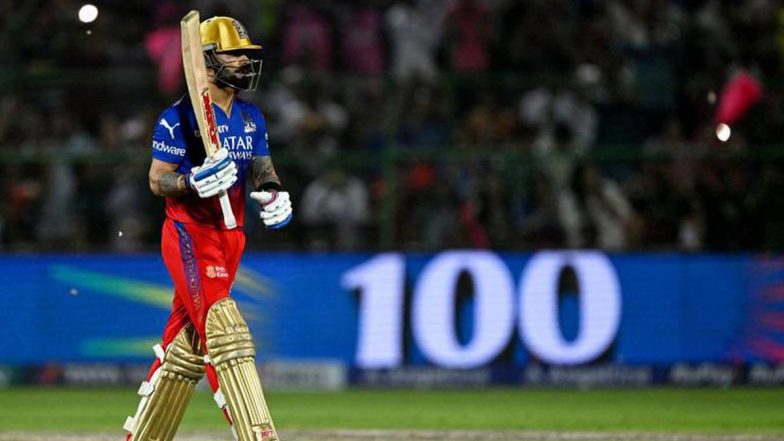 'Virat Kohli Deserves Turtle Cap for Playing Slow' Fans React to Star Batsman's Strike Rate After His Knock in RR vs RCB IPL 2024 Match