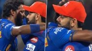 Virat Kohli Hugs Hardik Pandya After MI&rsquo;s Seven-Wicket Win Over RCB in IPL 2024 (Watch Video)