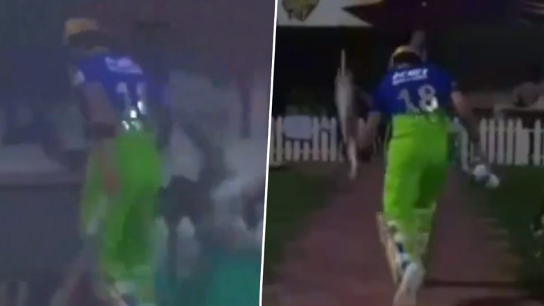 Virat Kohli Knocks Down Dustbin, Smashes Bat In Anger After Being Dismissed During KKR vs RCB IPL 2024 Match; Videos Go Viral