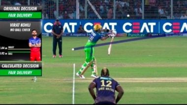 Why Was Virat Kohli Given Out Despite Full Toss Being Above Waist Height in KKR vs RCB IPL 2024 Match? Here's What the Rule States