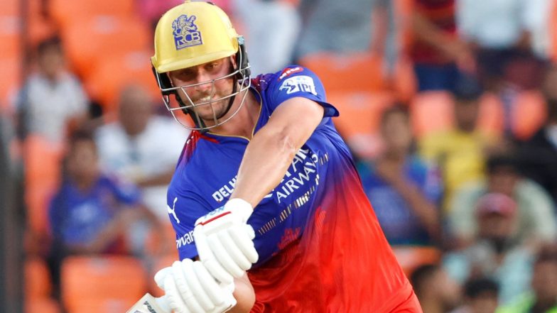 Will Jacks Smashes Fifth-Fastest Century in Indian Premier League History, Achieves Feat off 41 Balls During GT vs RCB IPL 2024 Match