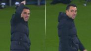 Barcelona Manager Xavi Hernandez Loses Control As Ronald Araujo Gets Sent Off During UCL 2023–24 Clash Against PSG (Watch Video)