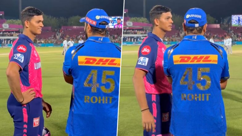 Yashasvi Jaiswal Admits Prioritising Winning the Match Over Century in Conversation With Rohit Sharma Post RR vs MI IPL 2024 Game (Watch Video)