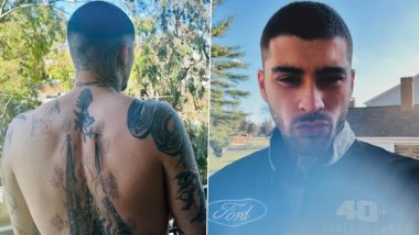 Zayn Malik Goes Shirtless; Singer Shares Glimpse of the Multiple Tattoos on His Back in Latest Insta Post