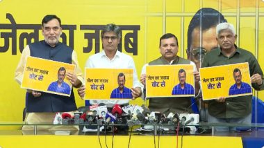 Lok Sabha Elections 2024: AAP Launches ‘Jail Ka Jawab Vote Se’ Campaign Ahead of LS Polls