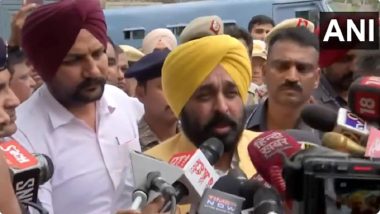 Bhagwant Mann Meets Arvind Kejriwal in Tihar Jail, Alleges Delhi CM Being Treated Like Hardcore Criminal (Watch Video)