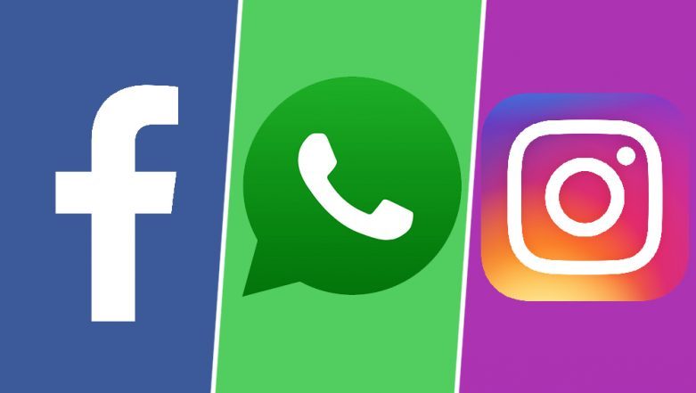 WhatsApp, Facebook, Instagram Down: Services of Meta-Owned Platforms Face Outage Worldwide, Users Unable to Upload Media and Use Calling Feature