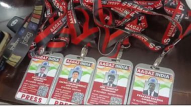 Fake Journalists Arrested in Uttar Pradesh: Police in Varanasi Bust Gang Impersonating as Media Persons to Extort Money by Threatening People With Sting Operation, Nine Arrested