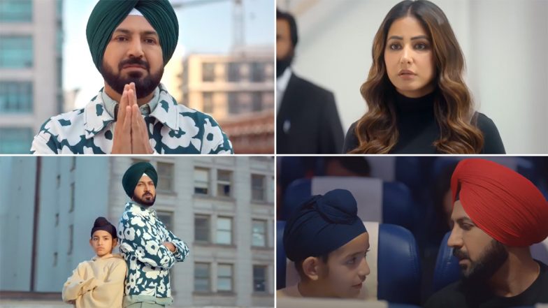 Shinda Shinda No Papa: New Family Comedy Teaser Starring Gippy Grewal and Hina Khan Promises Fun and Warmth (Watch Video)