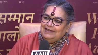 Usha Uthup’s Heartfelt Reaction to Prestigious Padma Bhushan Honour; Singer Says ‘Biggest Moment of My Life’ (Watch Video)